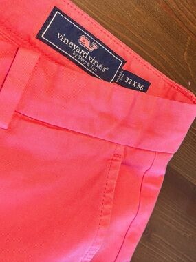Vineyard Vines Men's Pink Salmon Chino Pants Tall 32x36